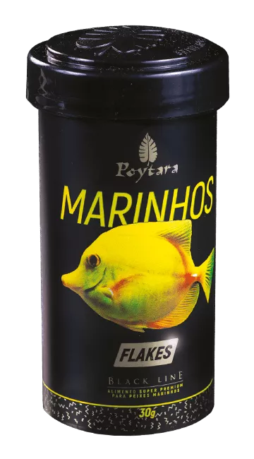 Imagem embalagem produto Poytara Marinhos Flakes Black Line